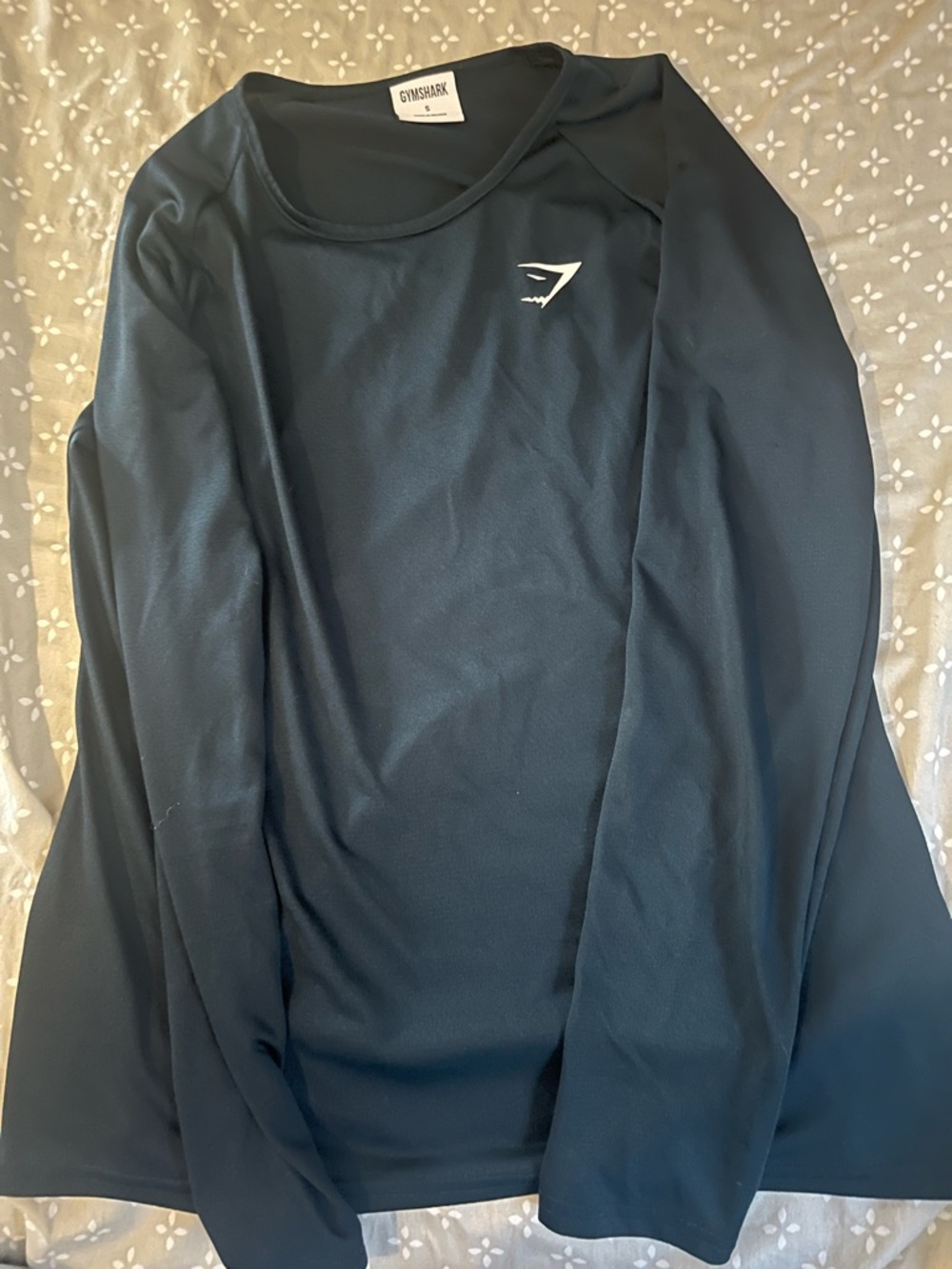 Gymshark Dark Turquoise Long Sleeve Performance Tee